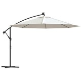 vidaXL Zweefparasol met LED Zand (46% Korting)
