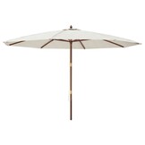 vidaXL Parasol 400x273 cm Zandkleurig - 60% Korting!