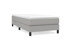 vidaXL Bedframe 100x200cm Lichtgrijs - 60% Korting!