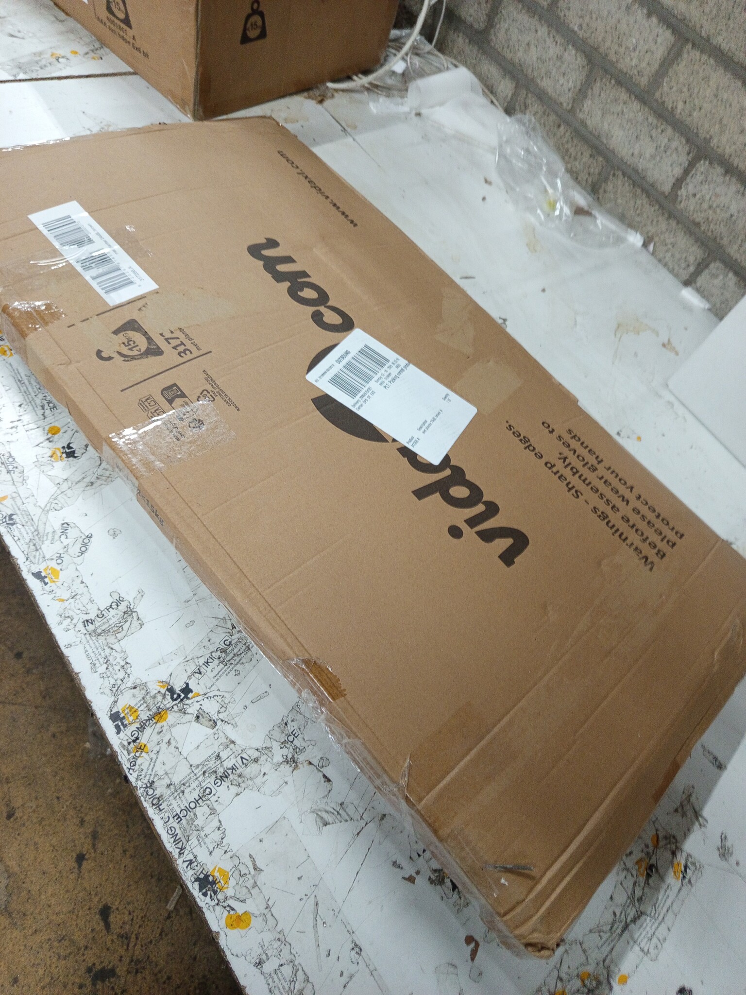 vidaXL Verhoogde Plantenbak 240x80x45cm - Gegalvaniseerd Staal (Bruin) - 64% Korting!