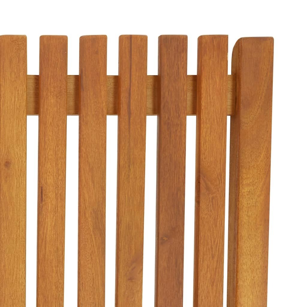 vidaXL Ligbed massief acaciahout