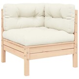 vidaXL 3-delige Loungeset Grenenhout - 56% Korting