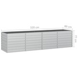 VidaXL Verhoogde Plantenbak 320x80x77cm - 46% Korting!