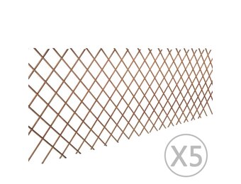 vidaXL Tuinlatwerk 5 st. 180x90 cm (41% Korting)