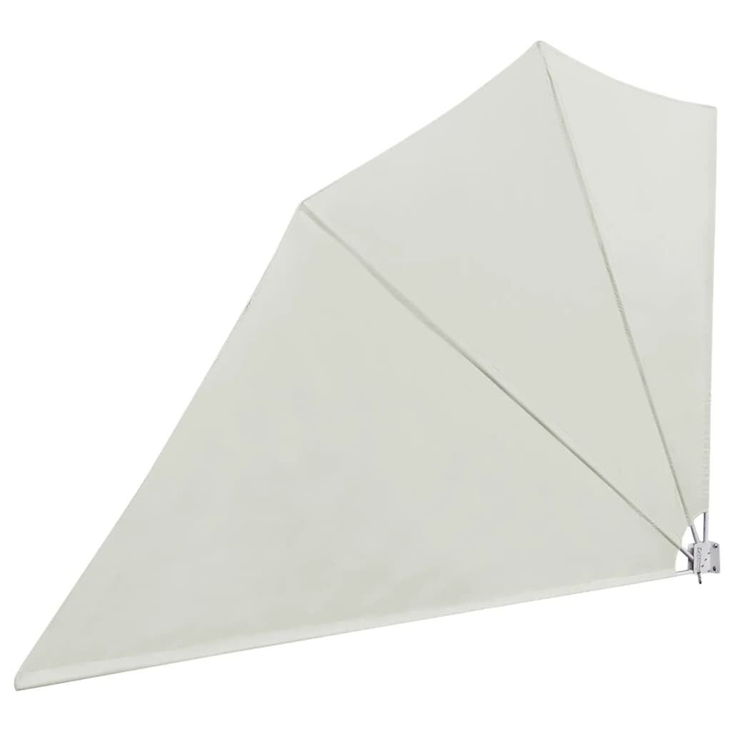 vidaXL Balkonscherm Inklapbaar 160x240 cm Crème - 65% Korting!