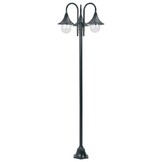 vidaXL Paalverlichting Tuin E27 220cm Aluminium Donkergroen - 68% Korting!