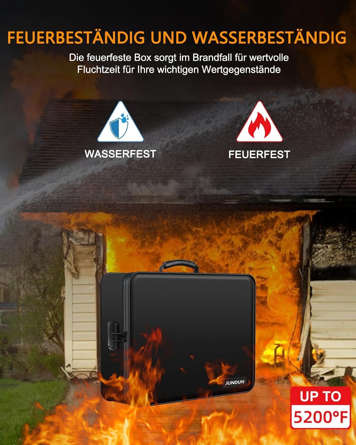 Brandveilige Documenten Organizer met 7 Vakken & Slot - 47% Korting!