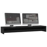vidaXL Monitorstandaard Zwart - 60% Korting - 100x24x13 cm