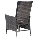 vidaXL 2-delige Loungeset Poly Rattan Grijs - 46% Korting!