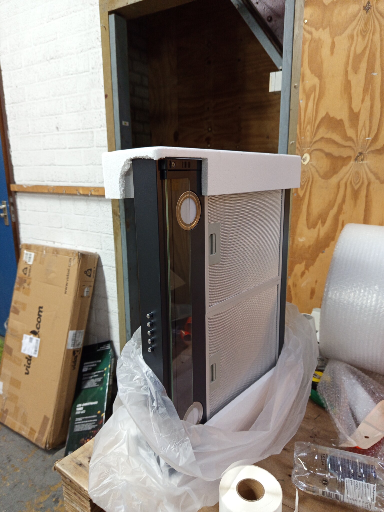 Afzuigkap Onderbouw Zwart - 280 m³/u - 3standen - LED