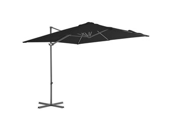 VidaXL Zweefparasol 250x250cm Zwart - 55% Korting!