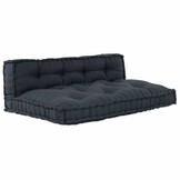vidaXL Pallet Sofa Kussen (2 stuks) Antraciet - 60% Korting!