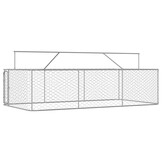 vidaXL Hondenkennel Outdoor met Dak 400x200x150 cm - 55% Korting
