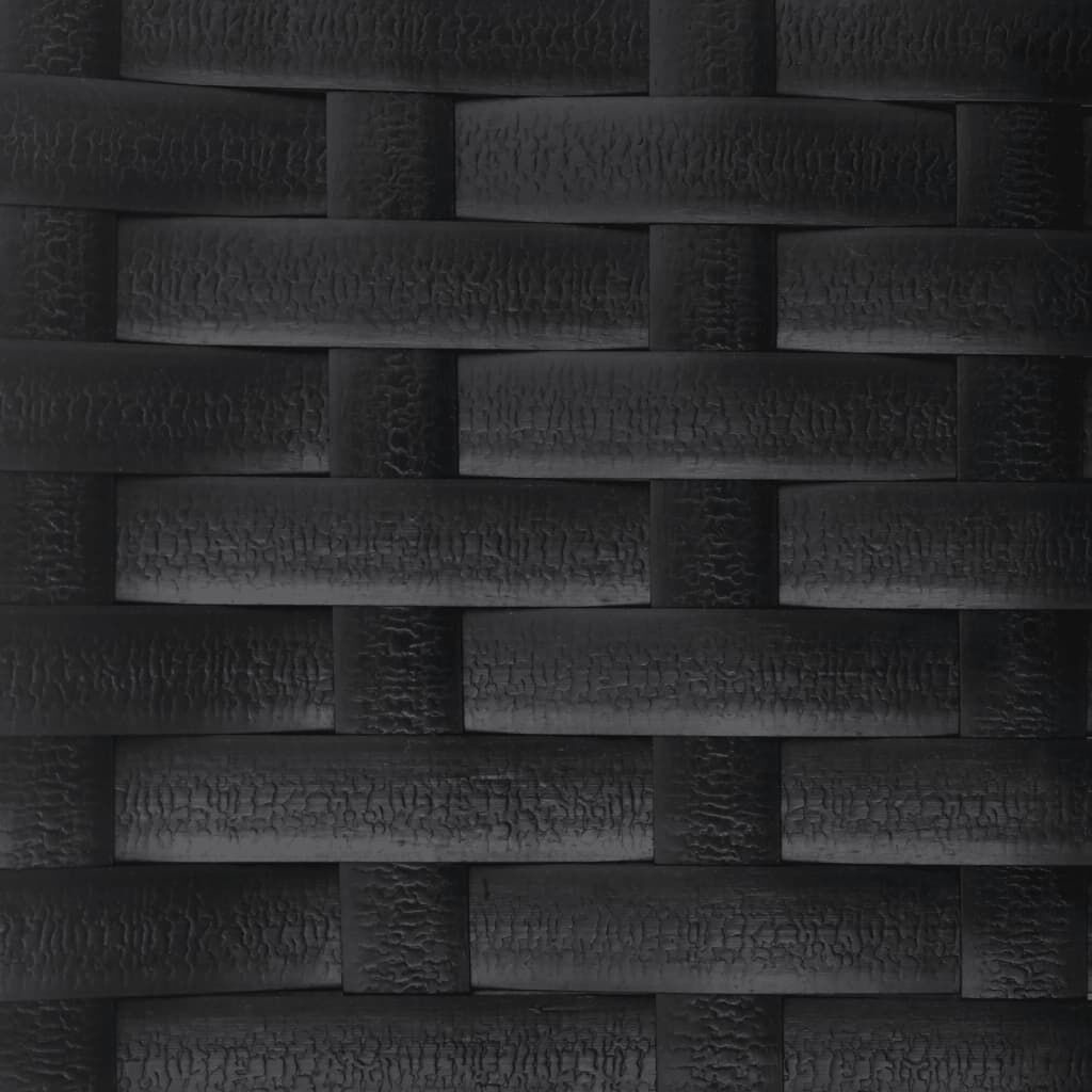 vidaXL Verstelbare Tuinstoel Poly Rattan Zwart - 61% Korting!