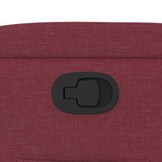 VidaXL Fauteuil Verstelbaar Stof Wijnrood - 40% Korting!