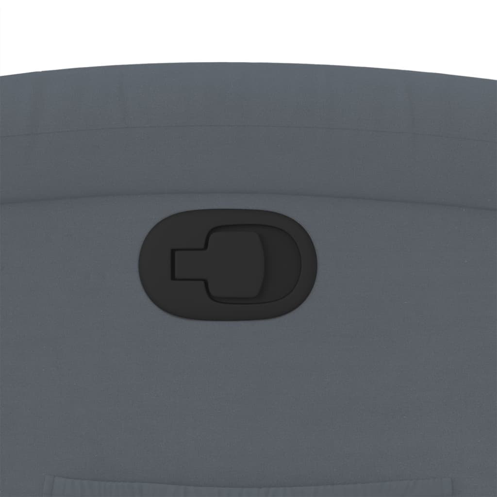 vidaXL Fauteuil Verstelbaar Fluweel Donkergrijs - 40% Korting!