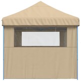 vidaXL Partytent Inklapbaar Pop-up 580x292cm Beige - Nu 55% Korting!