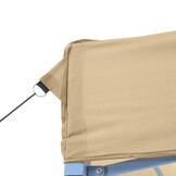 vidaXL Partytent Inklapbaar Pop-up 580x292cm Beige - Nu 55% Korting!