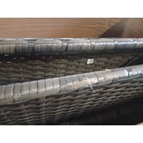 vidaXL Tuinstoelen (2 st) - 55% Korting - Verstelbaar met kussens - Poly rattan Grijs