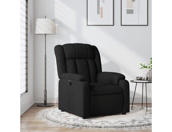 vidaXL Fauteuil Verstelbaar Stof Zwart - 40% Korting!