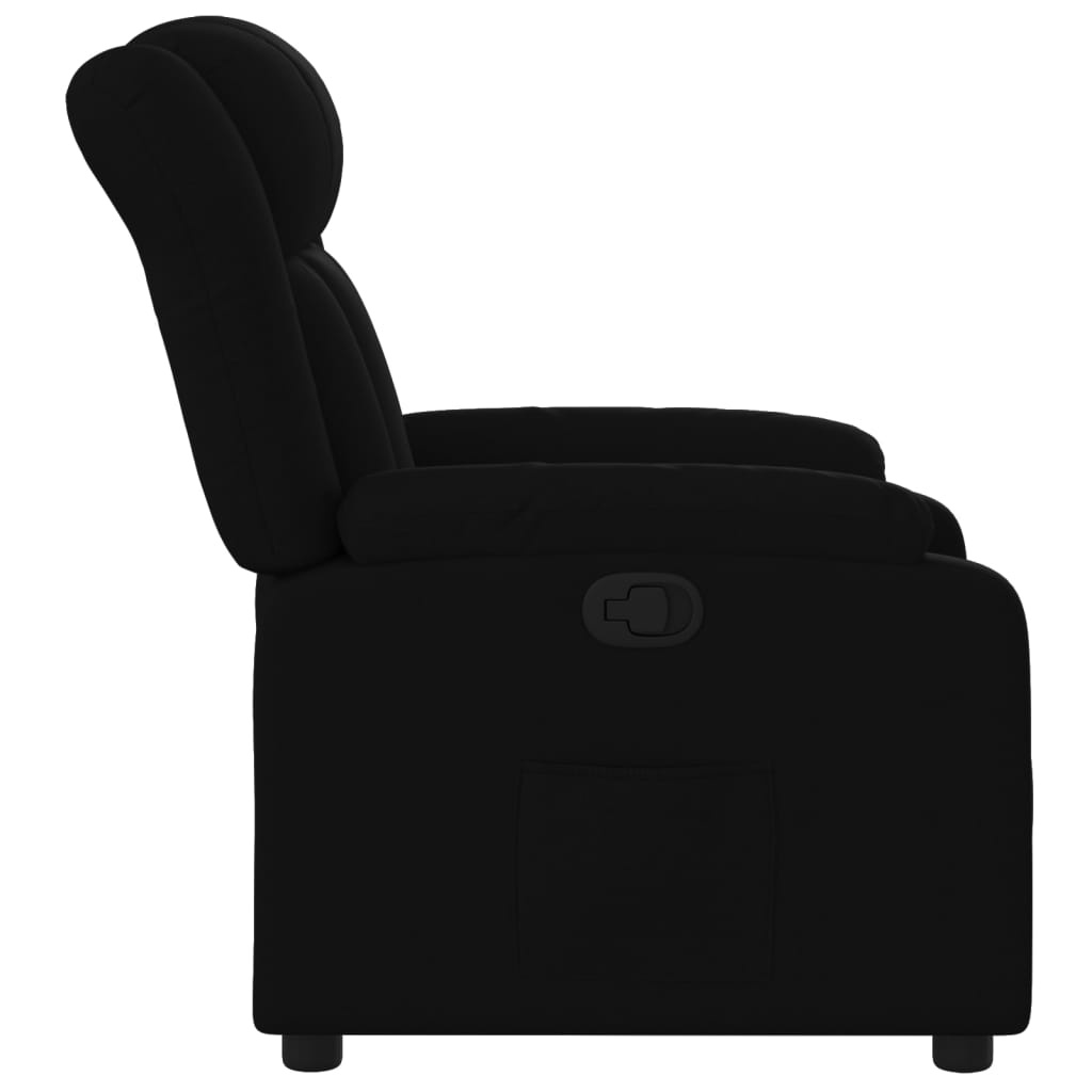 vidaXL Fauteuil Verstelbaar Stof Zwart - 40% Korting!
