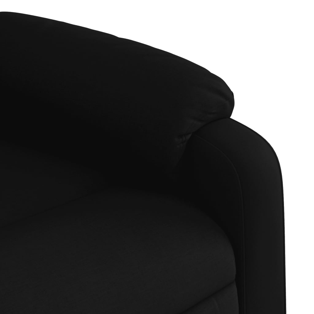 vidaXL Fauteuil Verstelbaar Stof Zwart - 40% Korting!