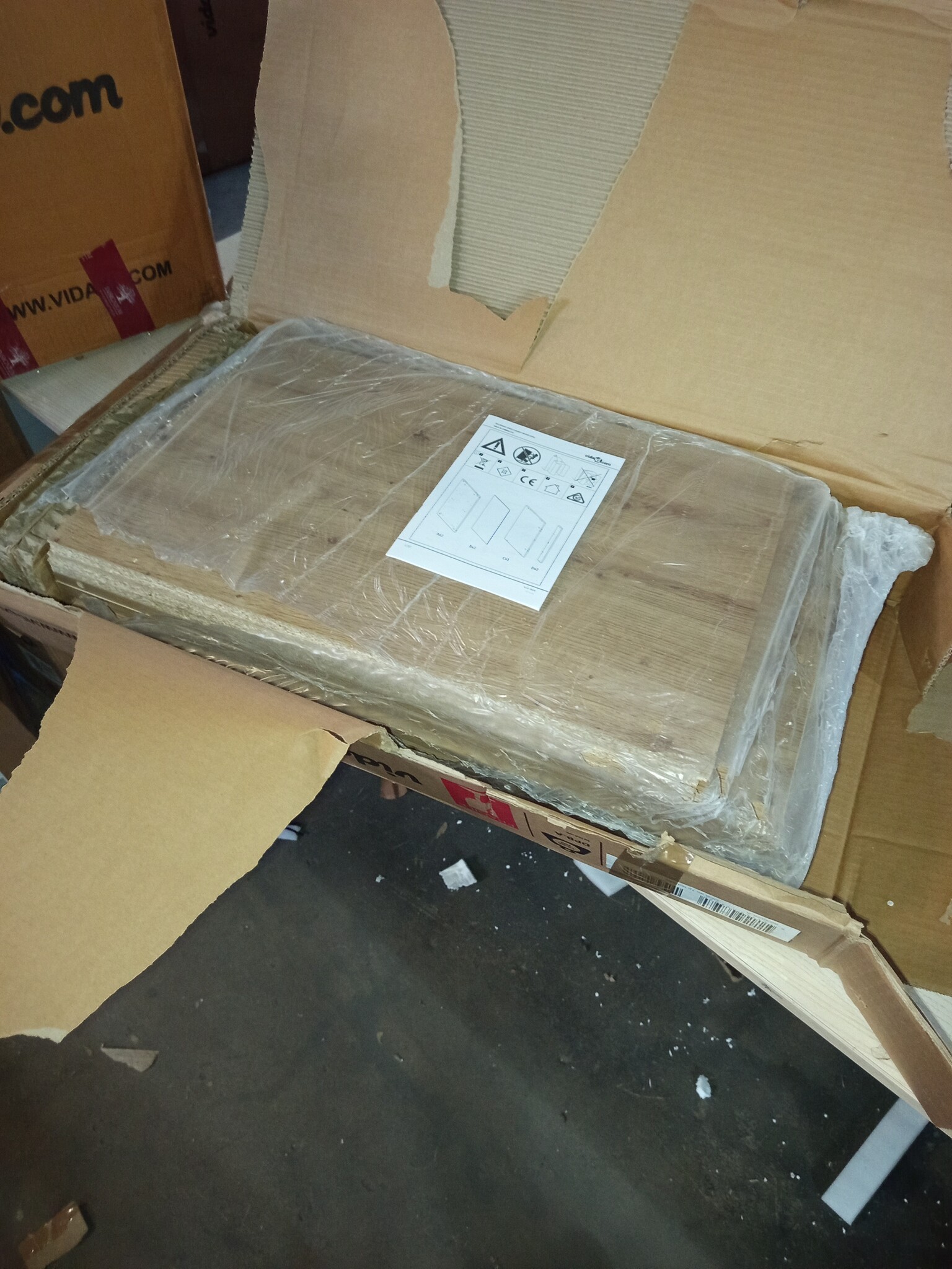 vidaXL Dressoir Bruin Bewerkt Hout (60x37x67cm) - 55% Korting