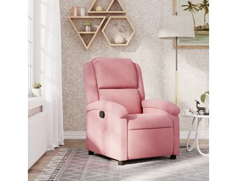 vidaXL Fauteuil Fluweel Roze - 40% Korting