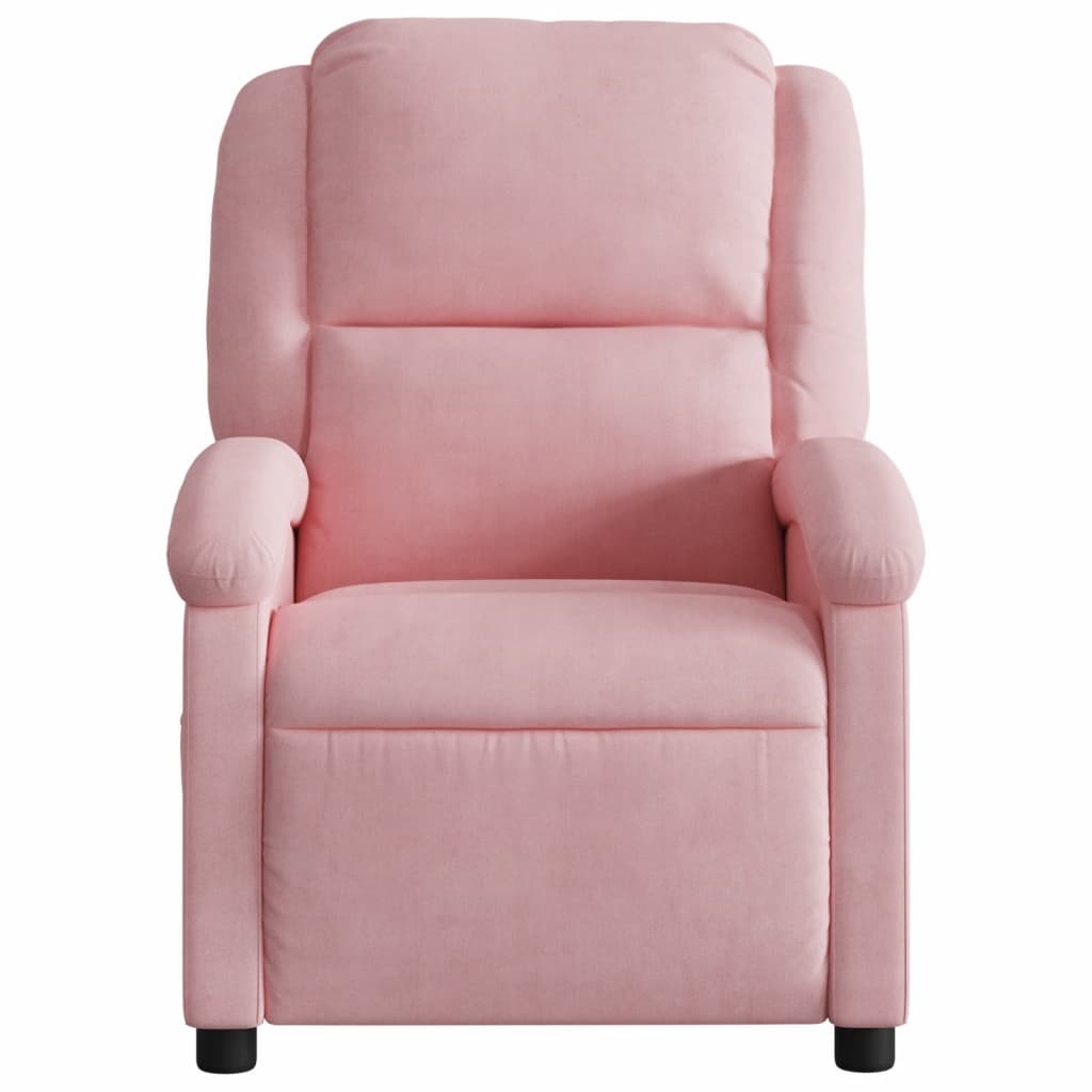 vidaXL Fauteuil Fluweel Roze - 40% Korting