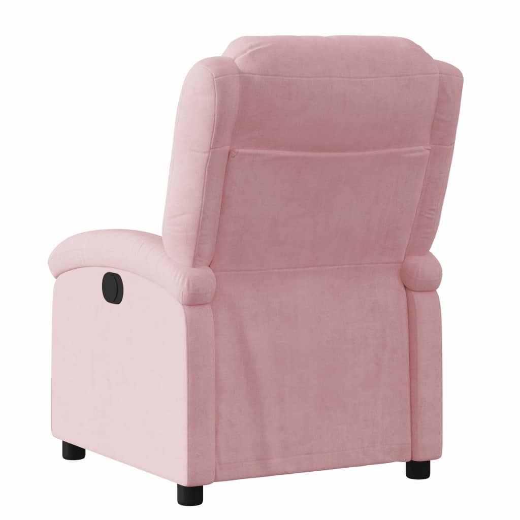 vidaXL Fauteuil Fluweel Roze - 40% Korting