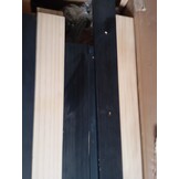 vidaXL 3-delige Loungeset Grenenhout Zwart - 76% Korting