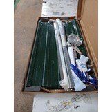 vidaXL Verhoogde Plantenbak Staal Groen (400x80x77cm) - 60% Korting!