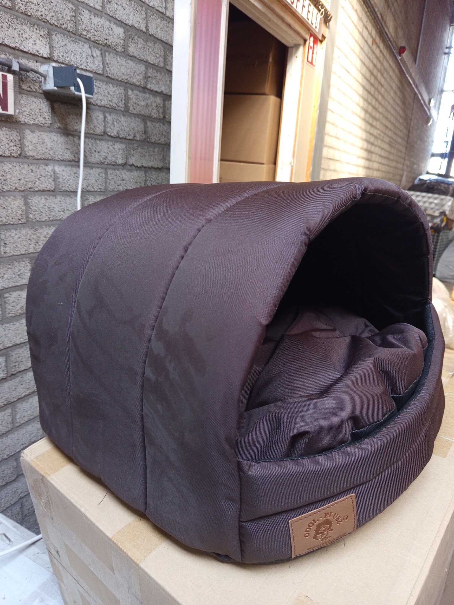 Hondenmand voor kleine hond - 45x49x36 cm - Bruin - 70% Korting