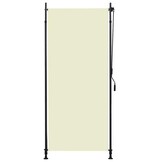 vidaXL Rolgordijn Buiten 100x270 cm Crème - 65% Korting!