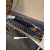 vidaXL Bedframe met hoofdbord - Metaal Zwart (120x200 cm) - 55% Korting!