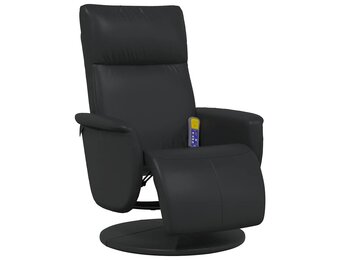 vidaXL Massagestoel Kunstleer Zwart - 55% Korting!