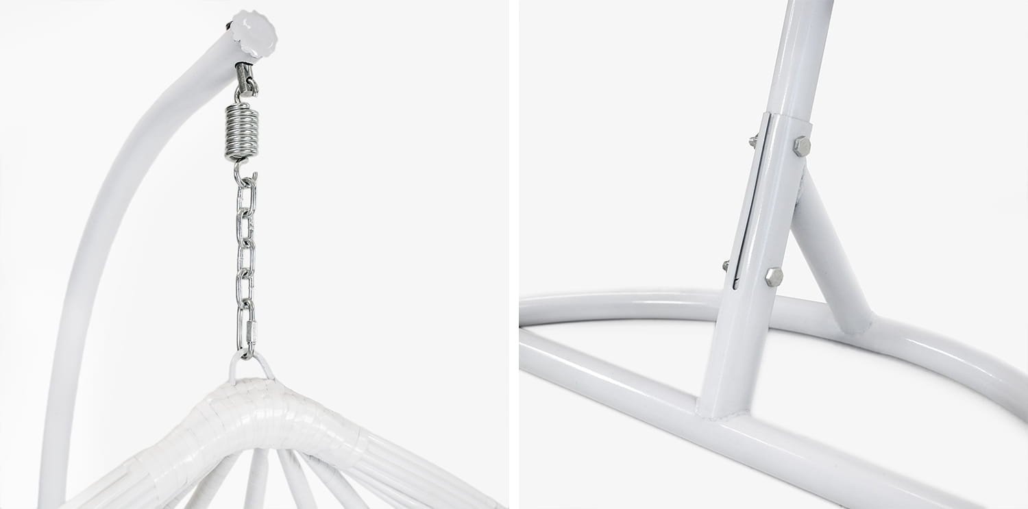 Hangstoel Ei Stoel - Wit - 68% Korting - Incl. Frame