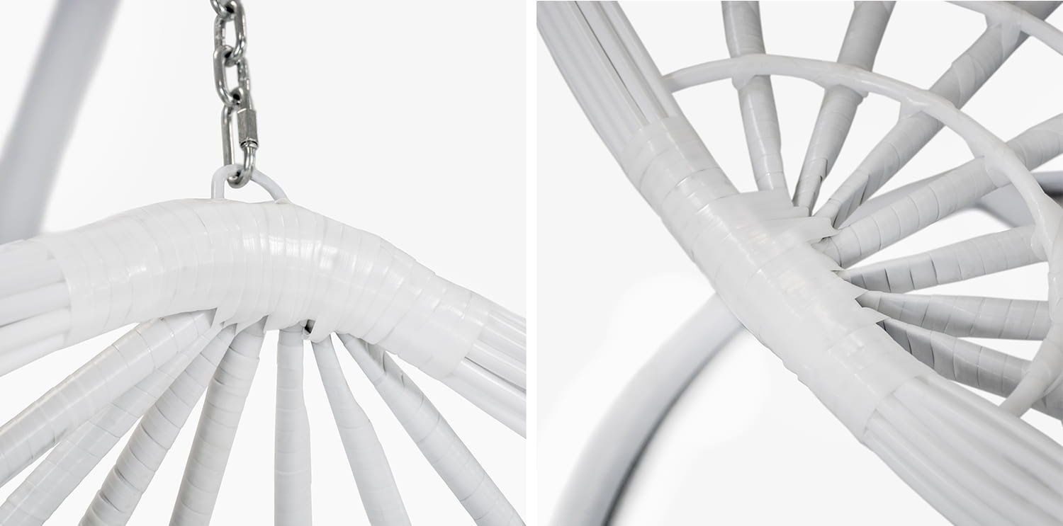 Hangstoel Ei Stoel - Wit - 68% Korting - Incl. Frame