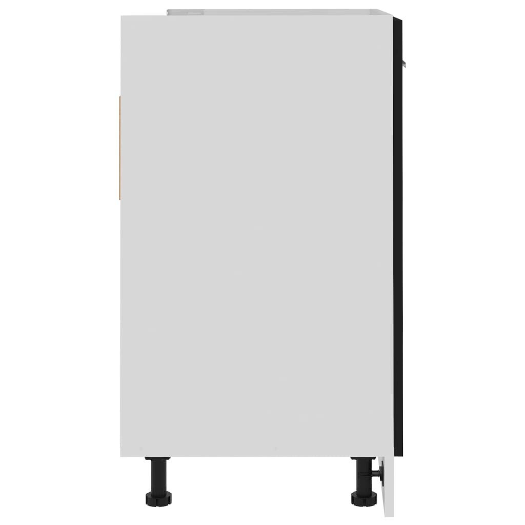 vidaXL Lyon Wastafelonderkast Zwart (80x46x81,5 cm) - 51% Korting!