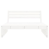 vidaXL Tuinmiddenbank Grenenhout Wit - 68% Korting