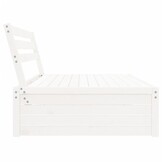 vidaXL Tuinmiddenbank Grenenhout Wit - 68% Korting