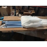 vidaXL Partytent Inklapbaar 3x4m Staal Wit - Nu 55% Korting!