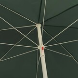 vidaXL Strandparasol 240 cm Groen - 54% Korting!