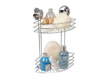 Badkamer Hoekplank Staal - 56% Korting!