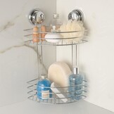 Badkamer Hoekplank Staal - 56% Korting!