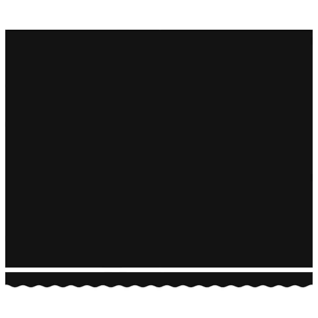 vidaXL Vervangingsdoek Zonnescherm Zwart 400x300cm Canvas - 61% Korting!