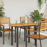 vidaXL Tafelblad Massief Acaciahout Bruin - 56% Korting!