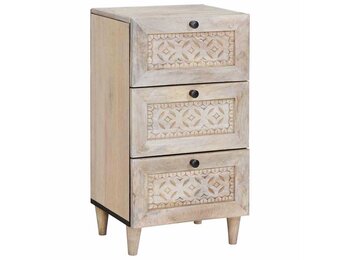 vidaXL Dressoir met lade Wit - 40% Korting!