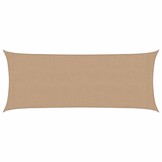 vidaXL Zonnezeil Taupe 2x4,5m HDPE - 56% Korting!