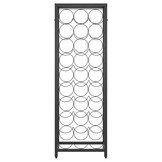 vidaXL Wijnrek Zwart Smeedijzer (27 flessen) - 40% Korting!